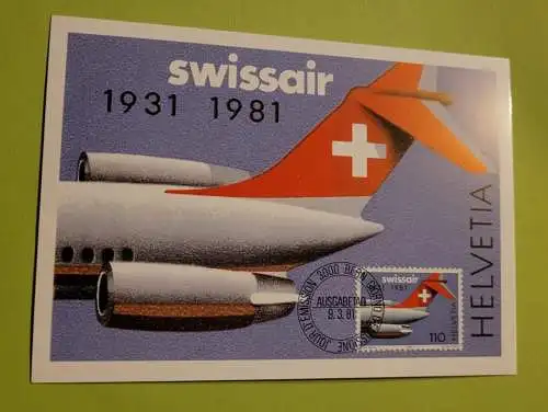 Schweiz - Heckteil einer DC-9-81