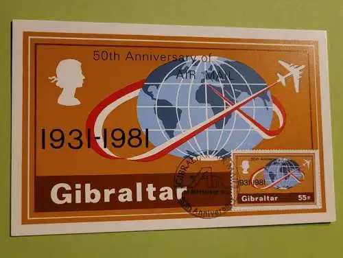 Gibraltar - 50th Anniversary of Air Mail (3)