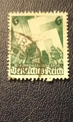 Deutsches Reich - Reichsparteitag 1936 - 6 Pfennig