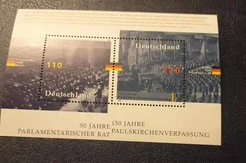 50 Jahre Parlamentarischer Rat - 150 Jahre Paulskirchenverfassung