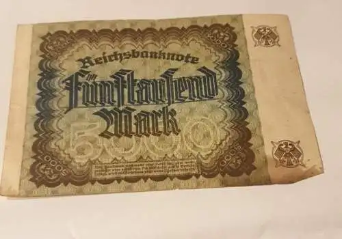 Fünftausend Mark 1922