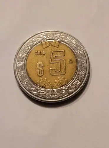 5 Pesos - Mexiko 2018