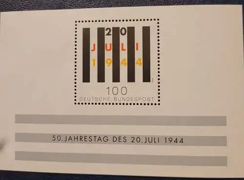 Block - 50. Jahrestag des 20. Juli 1944