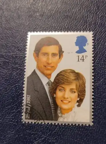 Großbritannien - Diana + Charles 1981 - 14p