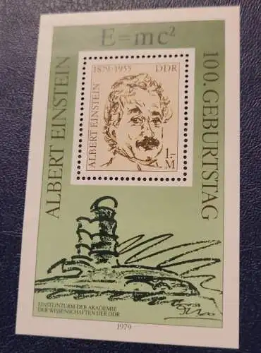 DDR - Albert Einstein - 100. Geburtstag