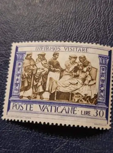 Poste Vaticane - Infirmos Visitare - Lire 30