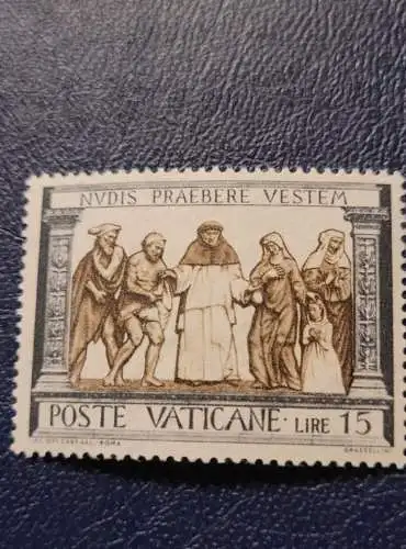 Poste Vaticane - Nvdis Praebere Vestem - 15 Lire