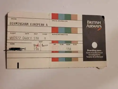 British Airways - Birmingham European A