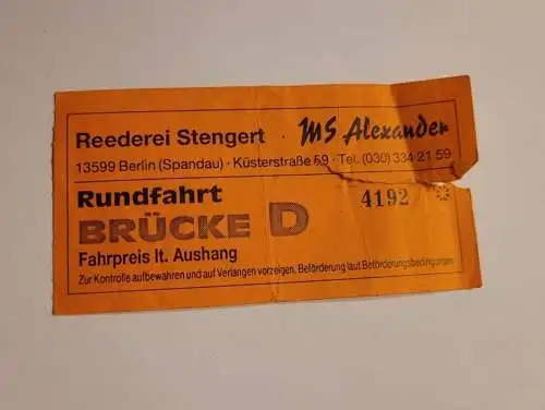 MS Alexander - Rundfahrt