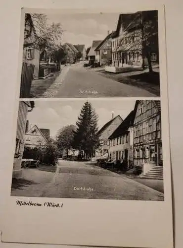 Alte Postkarte - Mittelbronm (Württ.)