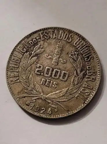 2000 Reis - 1924 - Brasilien