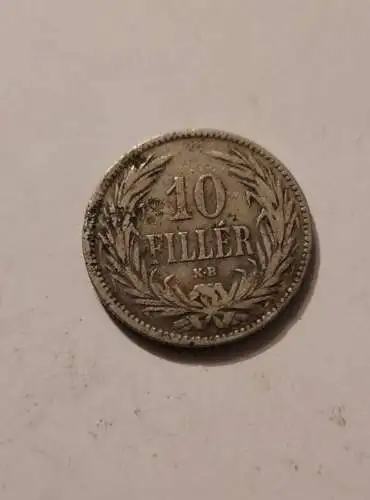 Ungarn - 10 Filler - 1894