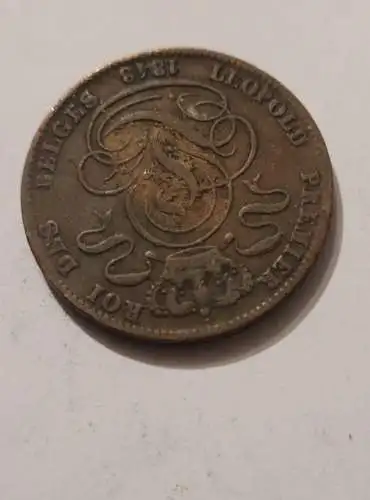 5 Cent - Belgien - 1848