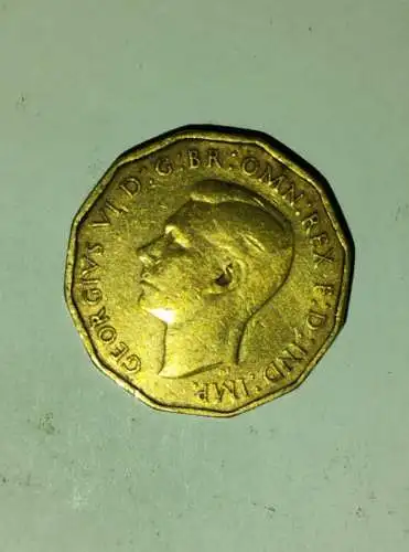 3 Pence - 1937