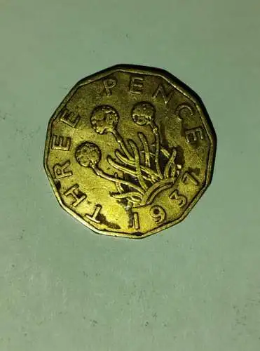3 Pence - 1937