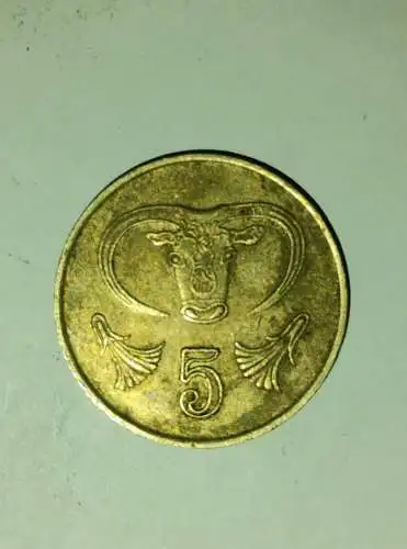 Zypern - 5 cent - 1987