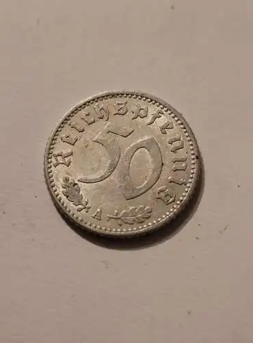 50 Reichspfennig - 1939 A