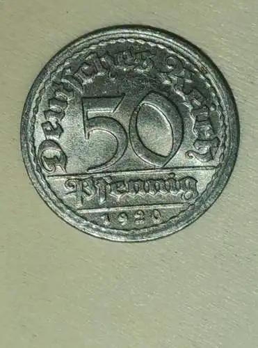50 Reichspfennig - 1920 D