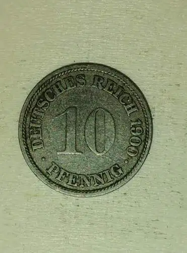 10 Pfennig - 1900 F