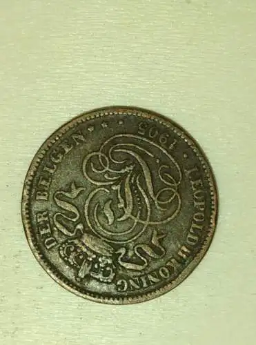 2 Cent - Belgien - 1905