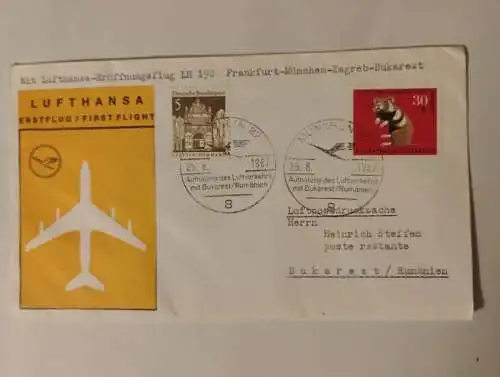 Aufnahme des Luftverkehrs mit Bukarest/Rumänien