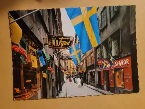 Stockholm - Gamla Sta'n Västerlanggatan