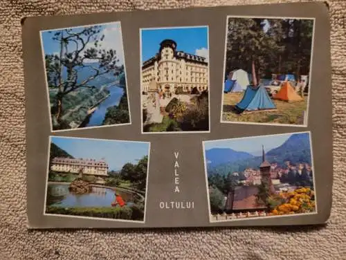 Alte Postkarte - Rumänien Valea Oltului
