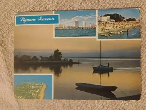 Alte Postkarte - Lignano Sabbiadoro Italien