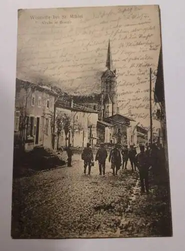 Alte Postkarte - Oberpfalz Kirche ST. Mihiel
