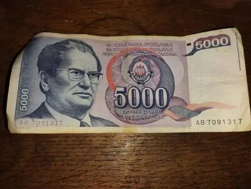 Jugoslawien - 5000 Dinara