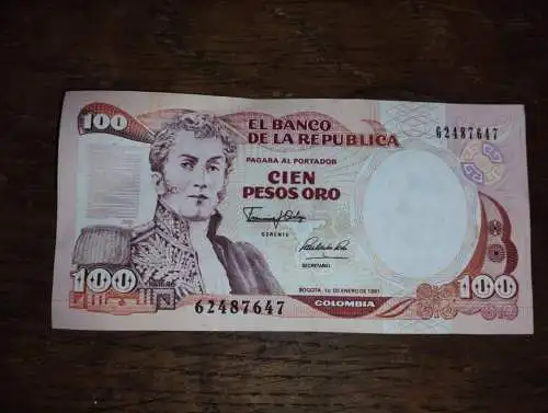 Kolumbien - 100 Pesos Oro