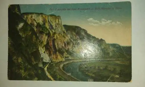 Der Rotenfels bei Bad Kreuznach u Bad Münster a Stein