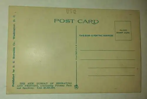 Washington D. C. - New Bureau of Printing