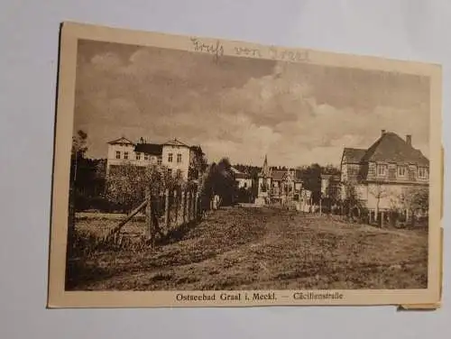 Ostseebad Graal i. Meckl. - Cäcilienstraße