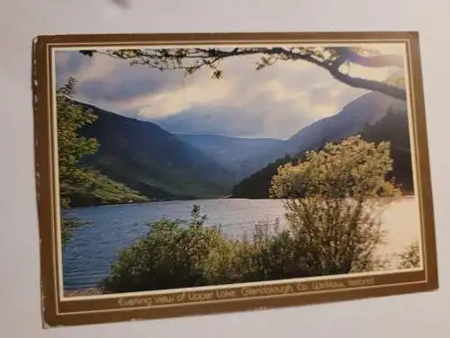 Evening view of Upper Lake Glendalough