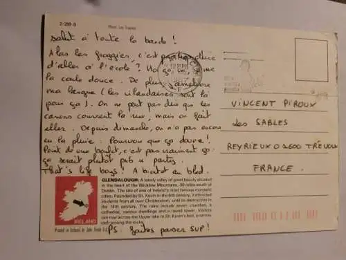 Evening view of Upper Lake Glendalough