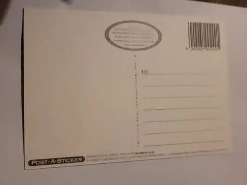 Souvenir Sticker Postcard