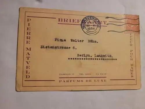 Parfums de Luxe - 1934