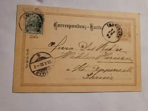 Korrespondenz Karte - Lauterbach