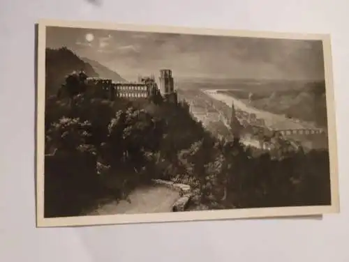 Alte Postkarte - Heidelberg von Wolfsbrunnenweg
