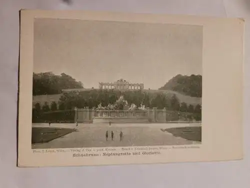 Wien - Schönbrunn - Neptungrotte und Gloriette