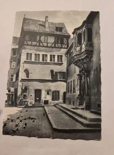 Kolmar - Alte Häuser am Münsterplatz