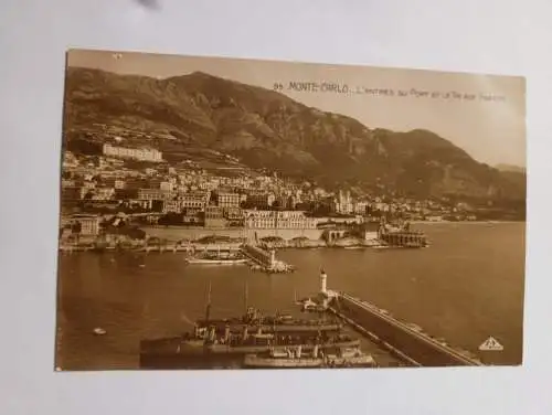 Monte Carlo - L Entree du Port et le Tir aux Pigeons