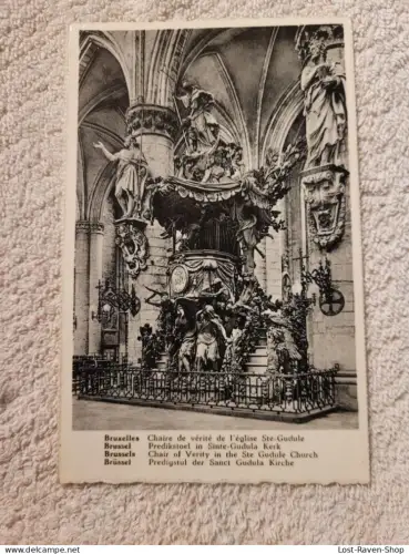 Brüssel - Predigstuhl der Sankt Gudula Kirche