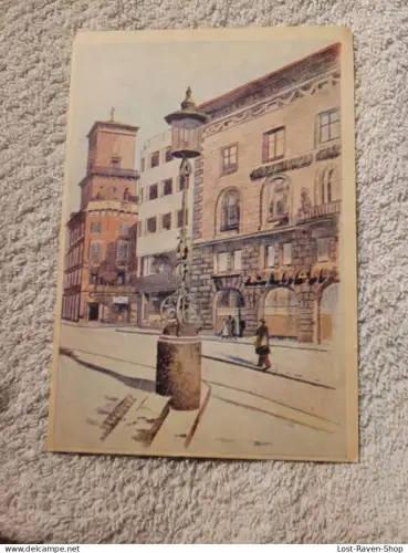 Strassenansicht mit Laterne