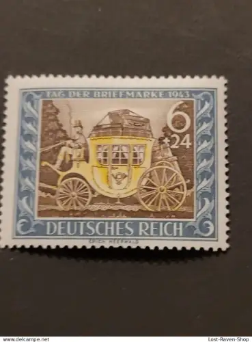 Deutsches Reich - Tag der Briefmarke 1943 - 6 + 24