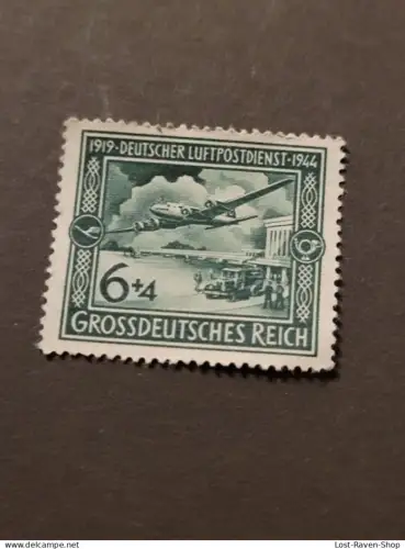 Grossdeutsches Reich 6 + 4 - 25 Jahre Deutscher Luftpost Dienst 1919-1944