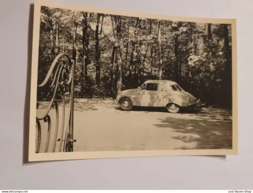 Altes Auto am Waldrand