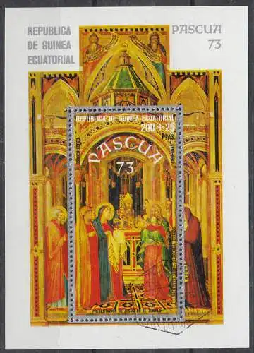 Äquatorial-Guinea  Nr 252 gezähnt (Block 68) gestempelt