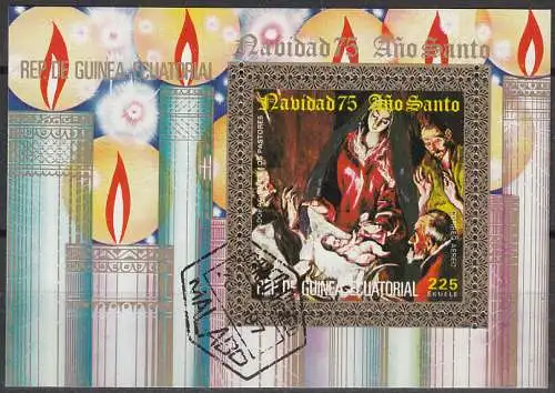 Äquatorial-Guinea  Nr 674 gezähnt (Block 195) gestempelt